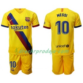 Nogometni Dresovi FC Barcelona Lionel Messi 10 Dječji Gostujući 2019/2020 Kratkih Rukava